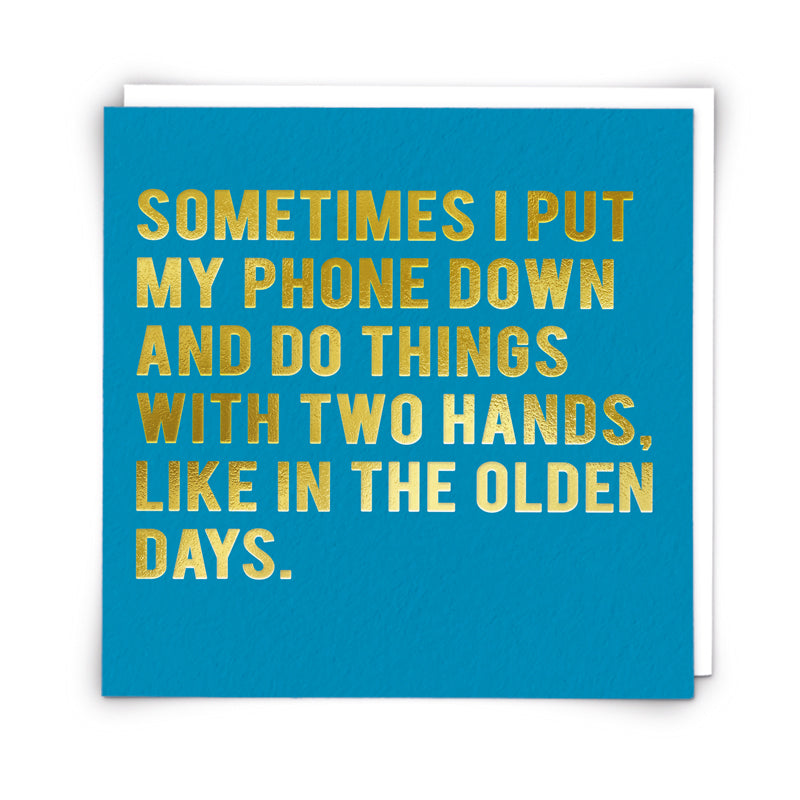 Olden Days