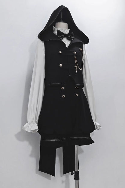 Black Anxious Rabbit Ouji Fashion Gothic Lolita Shorts