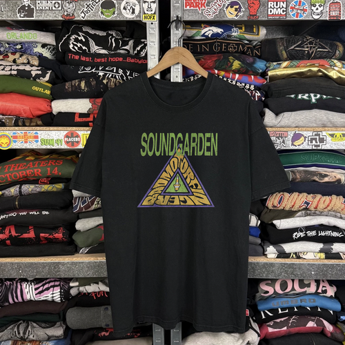 Rare Soundgarden FINGAZ4LIFE Washed Black Tee