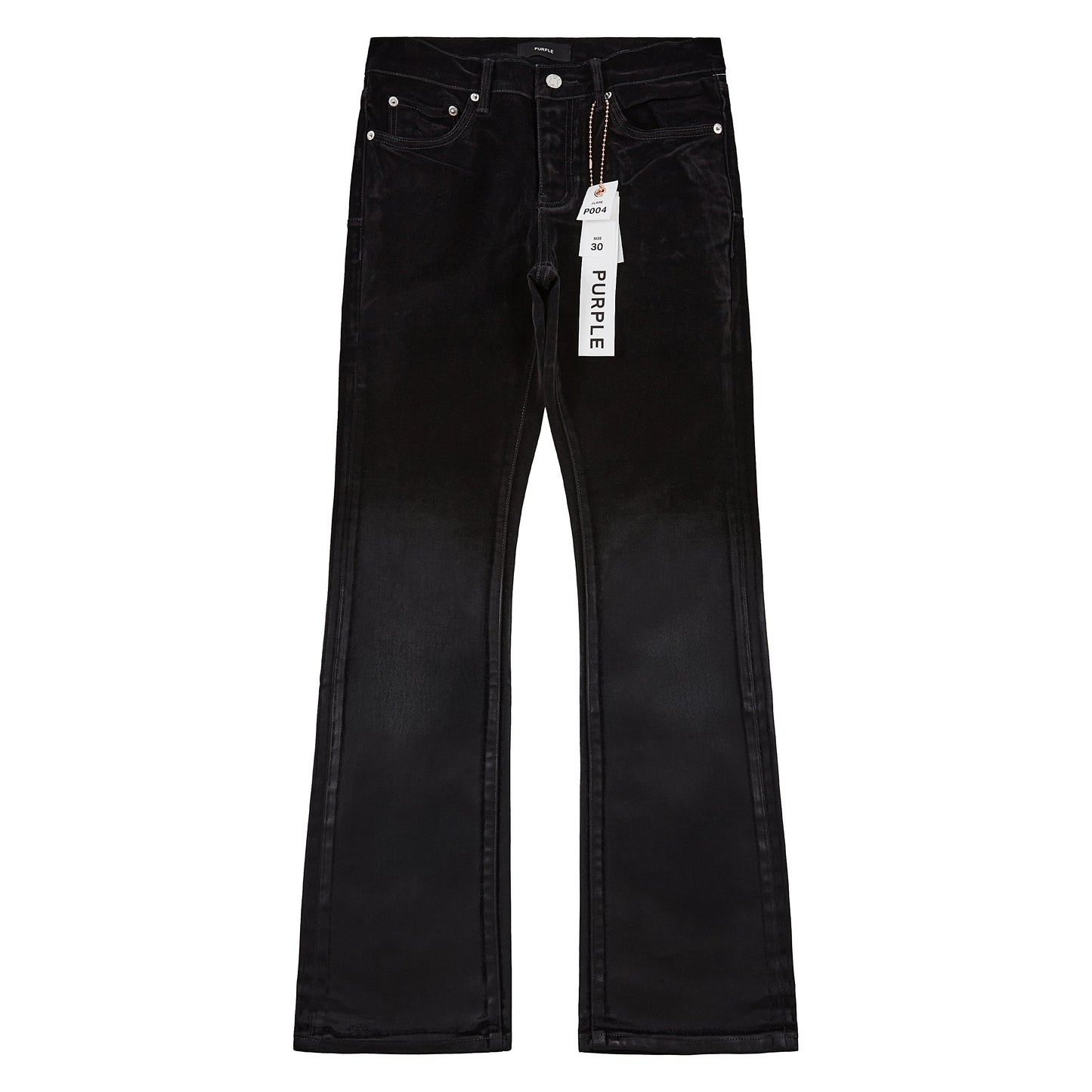 Flock Dipped Flared | Black