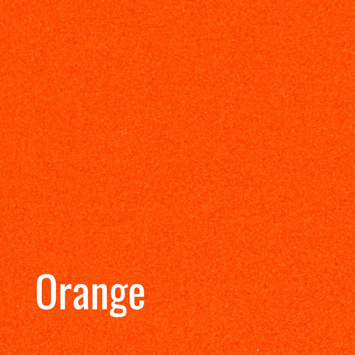 15" Orange - Siser StripFlock Pro Heat Transfer Vinyl (HTV)