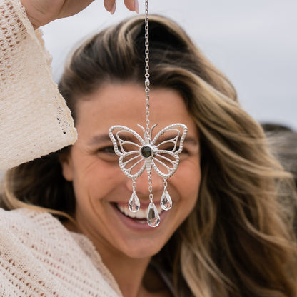 Personalized Butterfly Photo Sun Catcher