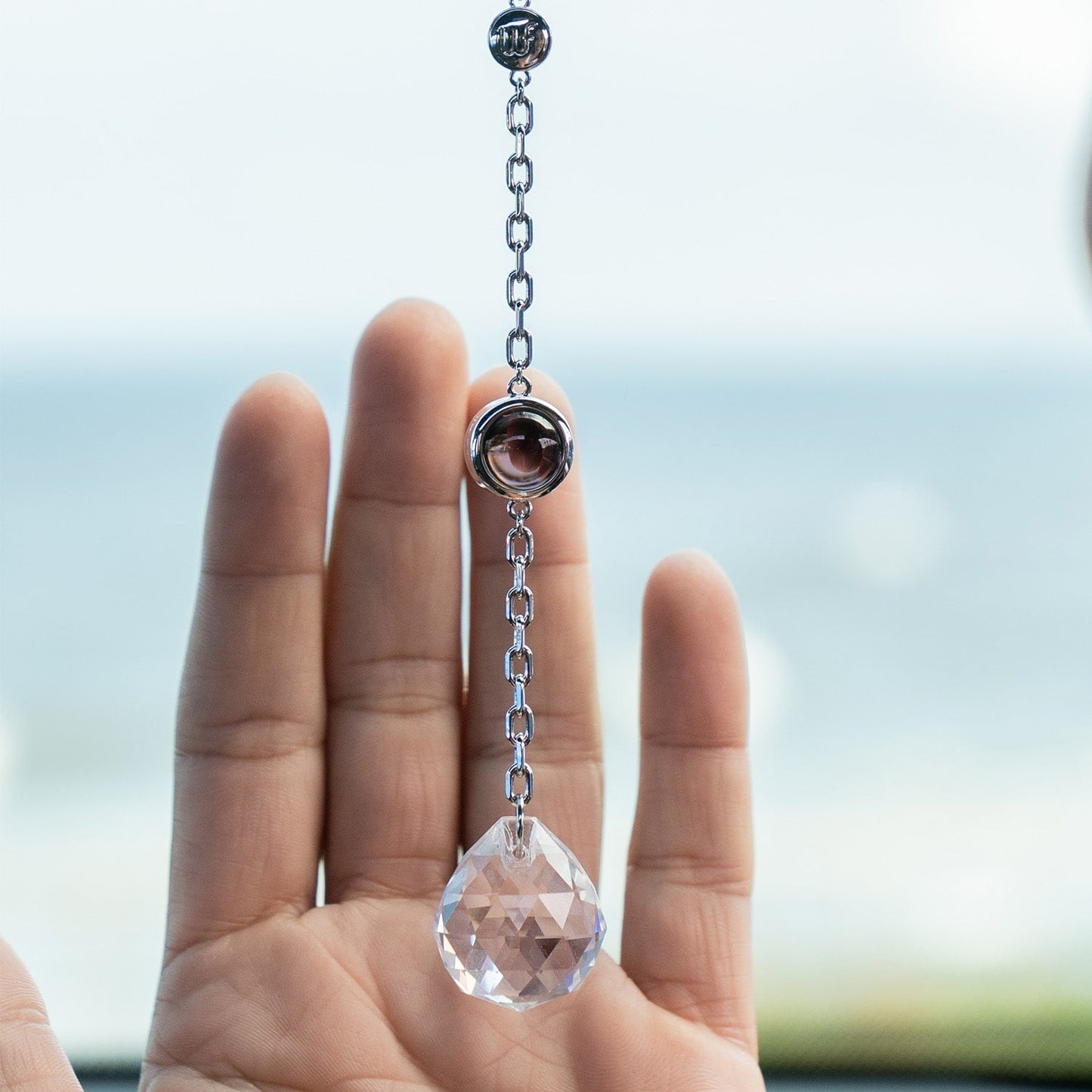 Personalized Circle Photo Sun Catcher
