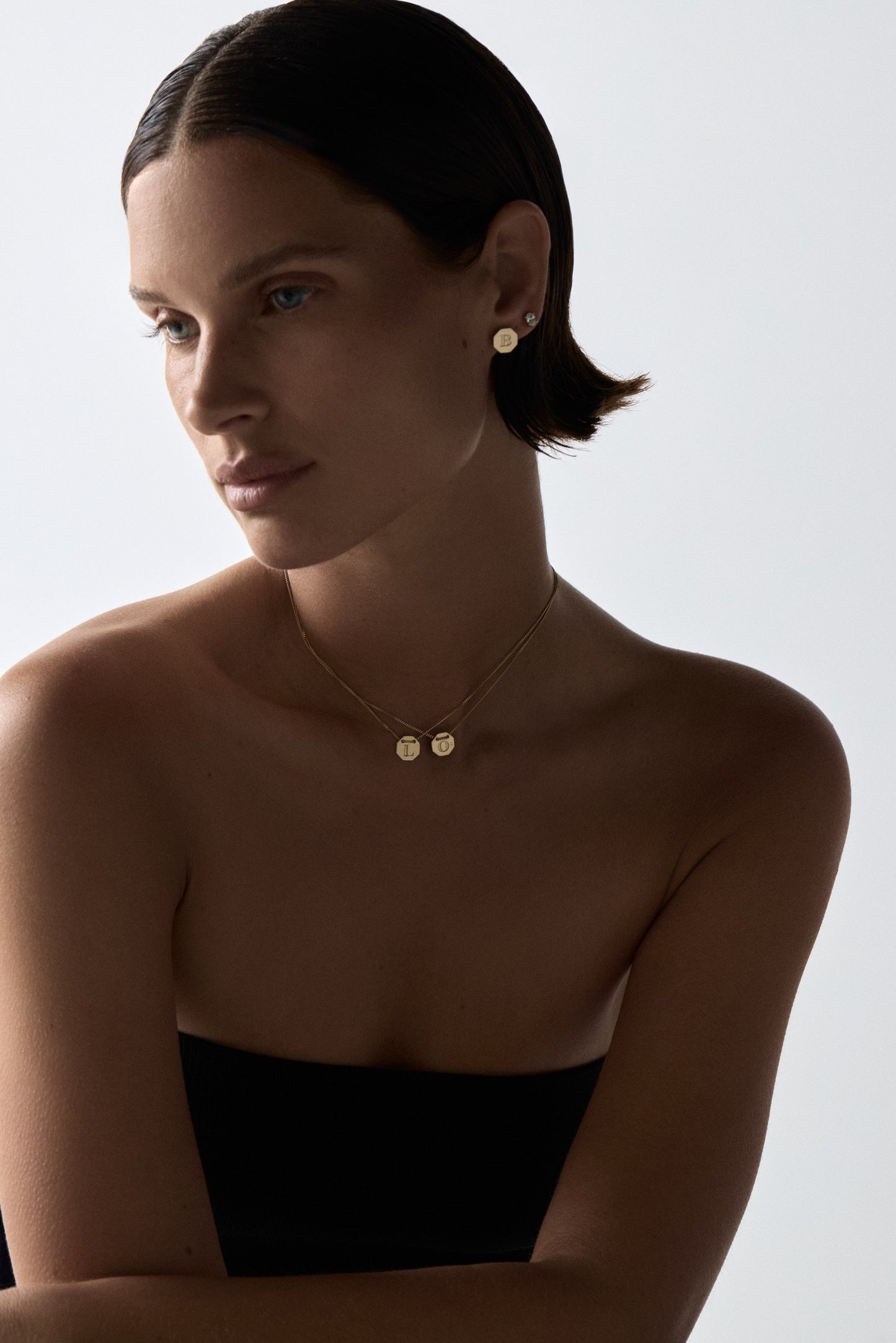 Letter Necklace | 9K Yellow Gold